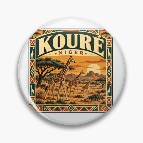 Item preview, Kouré Niger African Giraffe Safari Traveler Souvenir designed and sold by Simsimah26Parks.