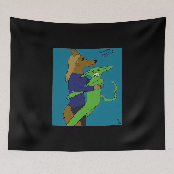 Item preview, hug-grenlin creature art designed and sold by J-Mindful.