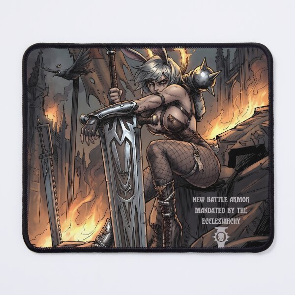 Item preview, Sororitas Battle Bunny – Warhammer 40k MTG Card Graphic Tee designed and sold by BravenBold.