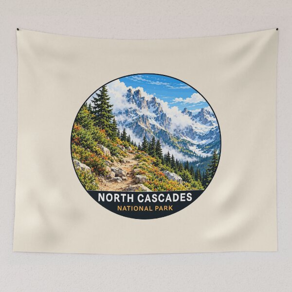 Item preview, North Cascades National Park designed and sold by Gideon Emmerich.