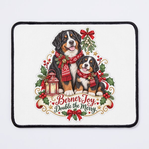 Artikelvorschau, Berner Freude Doppeltes fröhliches Berner Weihnachtsfest entworfen und verkauft von badburropress.