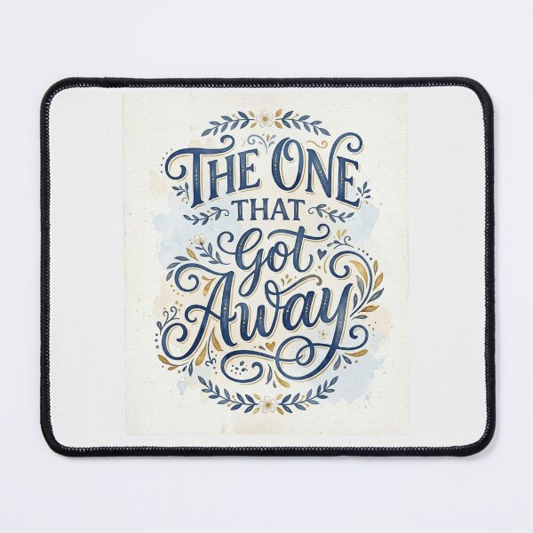 Item preview, The One That Got Away Lost Love Nostalgia Quote designed and sold by Flirt-Teez.