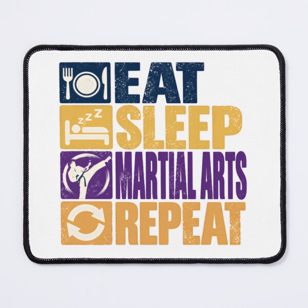Item preview, Eat Sleep Martial Arts Repeat Martial Artist Combat Sports Lover designed and sold by HumansStuck12.