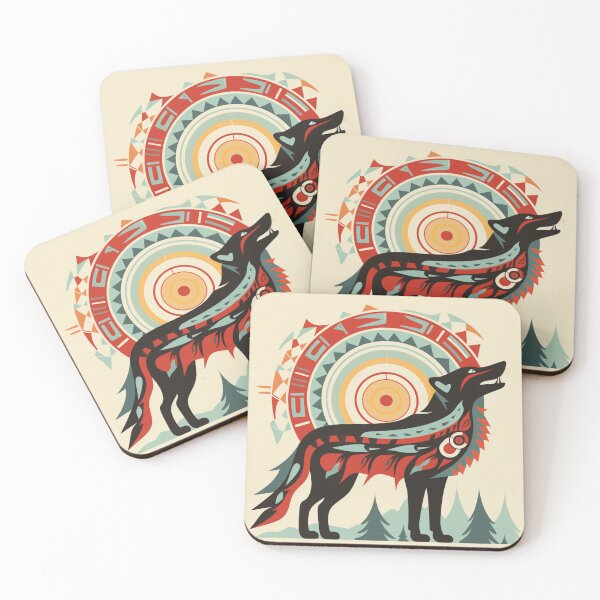 Item preview, Ancient Howling Wolf designed and sold by liana campbell.
