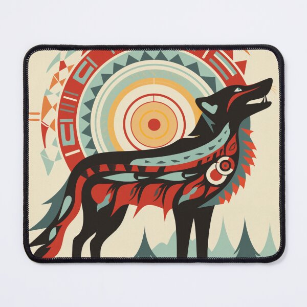 Item preview, Ancient Howling Wolf designed and sold by liana campbell.