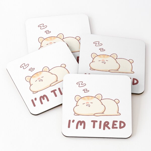 Item preview, I'm Tired Hamster Design designed and sold by CarefulCreation.