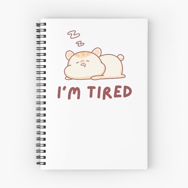 Item preview, I'm Tired Hamster Design designed and sold by CarefulCreation.