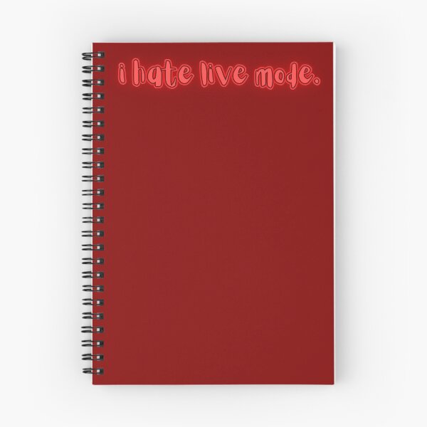 Item preview, "i hate live mode." [Red] designed and sold by JAVbyBR.