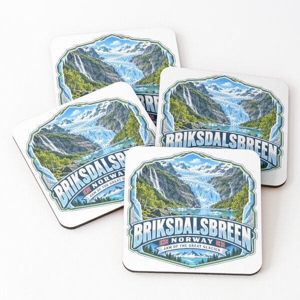 Item preview, Briksdalsbreen Norway Arm Of The Great Glacier Norwegian Travel Souvenir designed and sold by Simsimah26Parks.