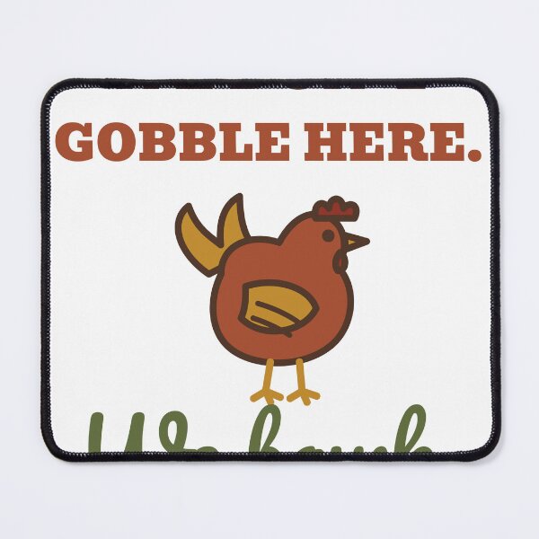Item preview, We Dont Gobble Here We Bawk Funny Thanksgiving Chicken designed and sold by HenAndHeller.