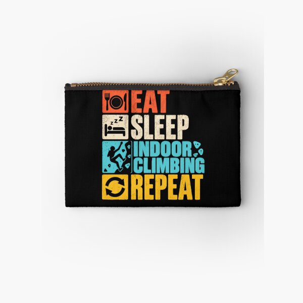 Item preview, Eat Sleep Indoor Climbing Repeat Rock Climbing Bouldering Climber Hobby designed and sold by RetroMini2026.