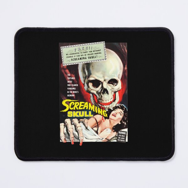 Item preview, Retro Screaming Skull Vintage Horror Comic Art designed and sold by DonaldLMontalvo.
