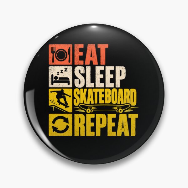 Item preview, Eat Sleep Skateboard Repeat Skateboarder Skaters Skateboarding Hobby designed and sold by JonesFlora2025.