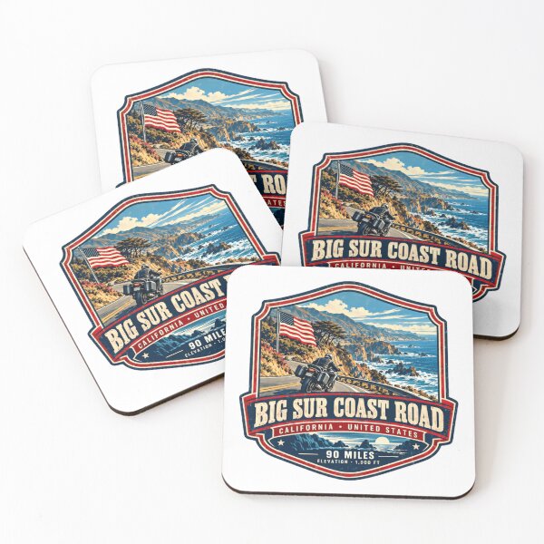 Item preview, Big Sur Coast Road California United States Motorcycle Traveler designed and sold by Star3NowForMe.