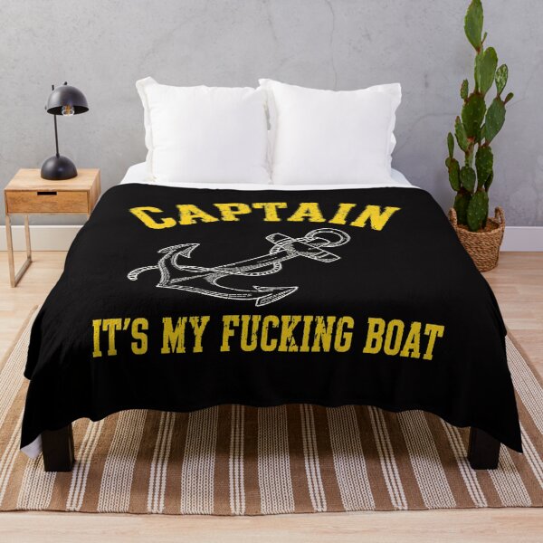 Item preview, Captain My Boat Anchor Nautical Humor designed and sold by hamid-lew-haven.