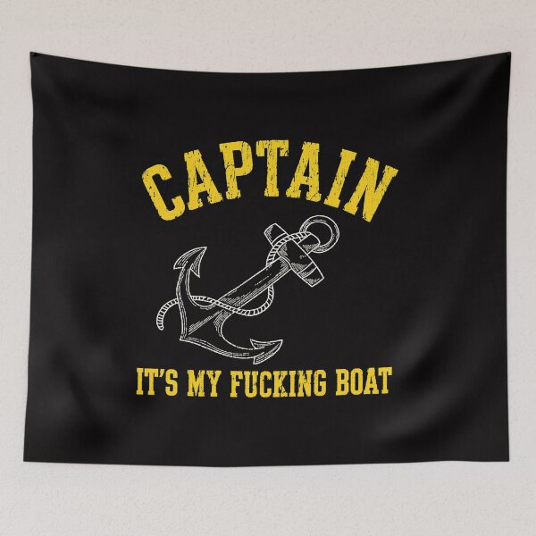 Item preview, Captain My Boat Anchor Nautical Humor designed and sold by hamid-lew-haven.