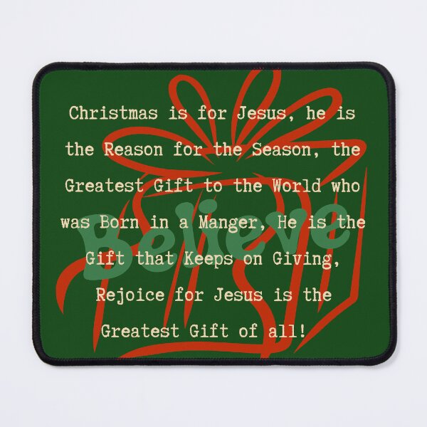 Item preview, Christian Christmas Believe Jesus Faith Reason For the Season Gift Bible Verse designed and sold by Forevermore.