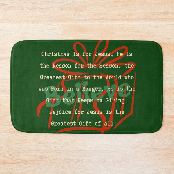 Item preview, Christian Christmas Believe Jesus Faith Reason For the Season Gift Bible Verse designed and sold by Forevermore.
