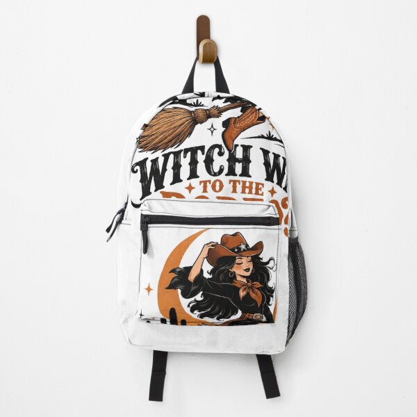 Item preview, Witch Way To The Rodeo? Western Cowgirl Witch Halloween Vintage Design designed and sold by Sanika arts .