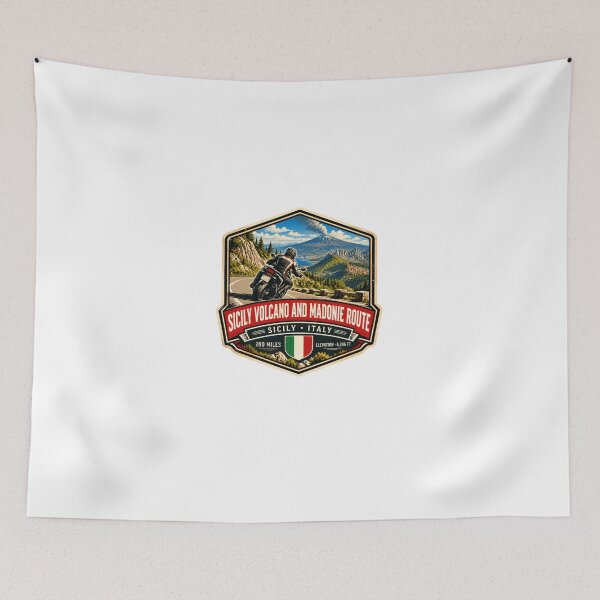 Item preview, Sicily Volcano And Madonie Route Sicily Italy Motorcycle Tour Road Trip designed and sold by Star3NowForMe.