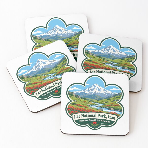 Item preview, Lar National Park, Iran Meadows Beneath The Mountain National Park Travel Hiking Explorer designed and sold by Simsimah26Parks.