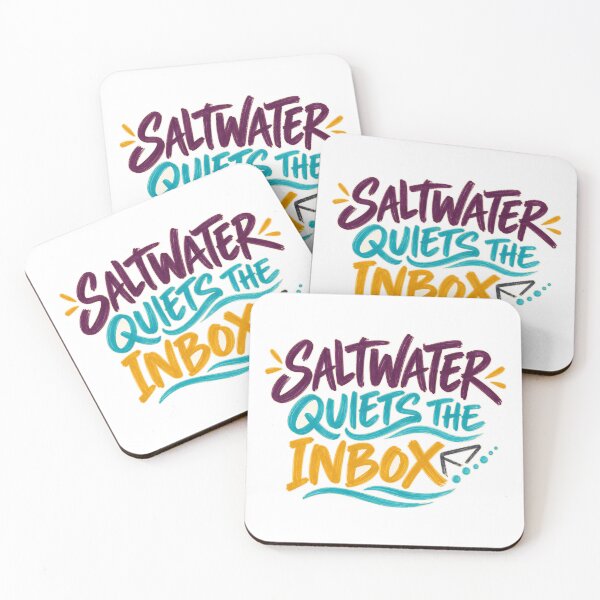 Item preview, Saltwater Quiets The Inbox designed and sold by aihrgdesign.