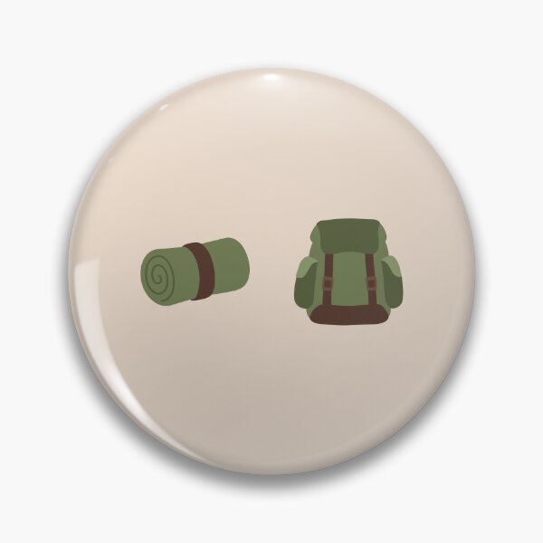 Item preview, Camping Backpack with Rolled Sleeping Mat designed and sold by zan-mf.