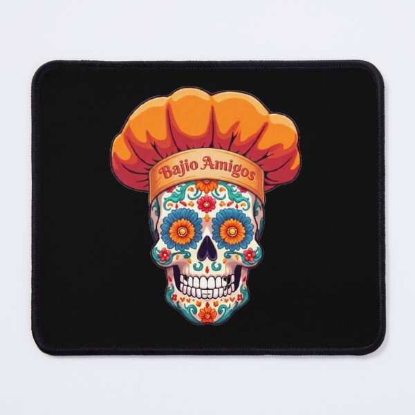 Item preview, Day of the Dead Skull with Chef's Hat designed and sold by BajioAmigos.