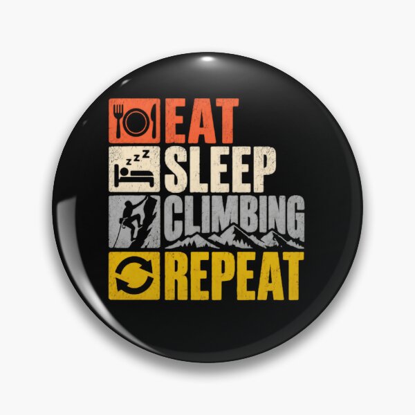 Item preview, Eat Sleep Climbing Repeat Rock Climbing Enthusiast Climber designed and sold by JonesFlora2025.