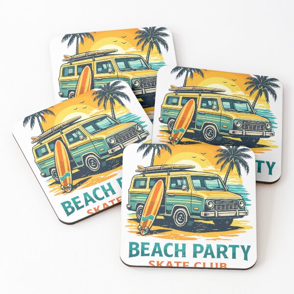 Item preview, Beach Party Skate Club designed and sold by Matinez Pink.