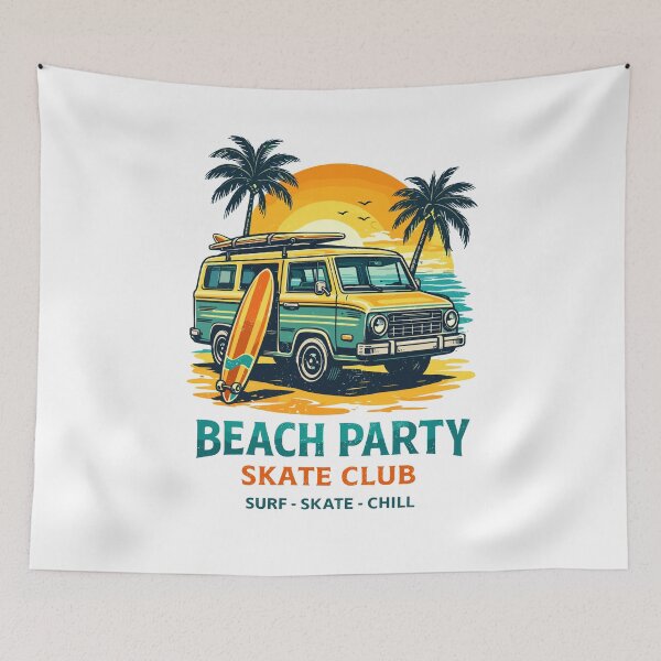 Item preview, Beach Party Skate Club designed and sold by Matinez Pink.
