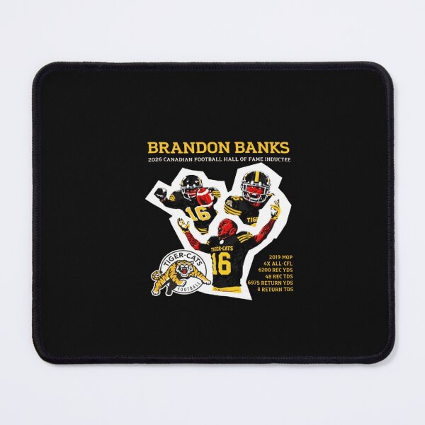 Item preview, Brandon Banks 2026 Canadian Football Hall Of Fame Inductee designed and sold by HSMGallery.