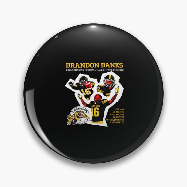 Item preview, Brandon Banks 2026 Canadian Football Hall Of Fame Inductee designed and sold by HSMGallery.