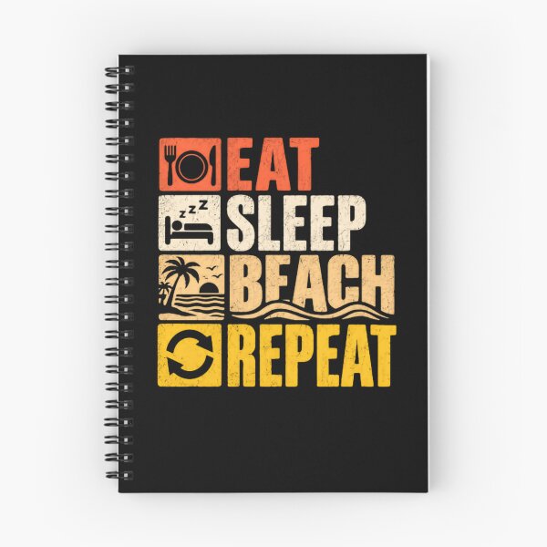 Item preview, Eat Sleep Beach Repeat Summer Vacation Beach Lover Holiday designed and sold by JonesFlora2025.