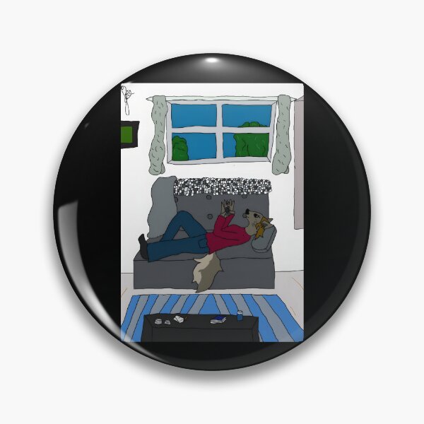 Item preview, Relaxing with a Furry Friend designed and sold by J-Mindful.