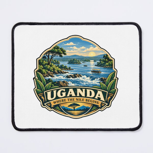 Item preview, Uganda Where The Nile Begins African Travel Tourism Souvenir designed and sold by Simsimah26Parks.