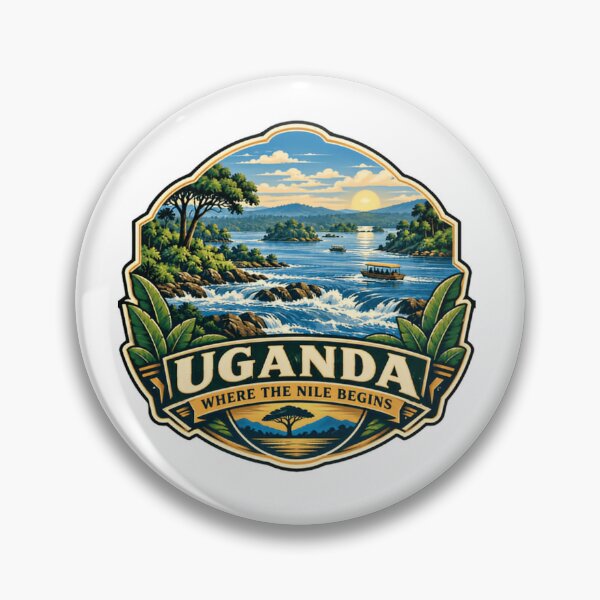 Item preview, Uganda Where The Nile Begins African Travel Tourism Souvenir designed and sold by Simsimah26Parks.