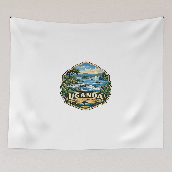 Item preview, Uganda Where The Nile Begins African Travel Tourism Souvenir designed and sold by Simsimah26Parks.