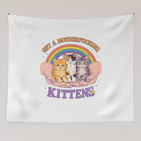 Item preview, Get A Motherfucking Kittens designed and sold by Matinez Pink.