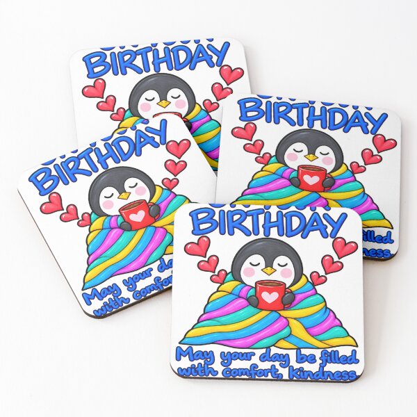 Item preview, Comfort, Kindness & Zero Pressure – Cosy Penguin Birthday designed and sold by newsuept25.art.