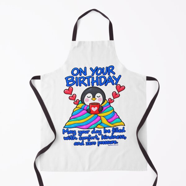 Item preview, Comfort, Kindness & Zero Pressure – Cosy Penguin Birthday designed and sold by newsuept25.art.