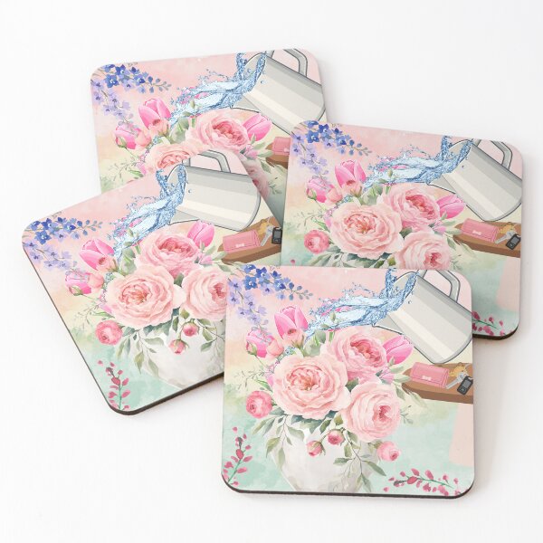 Item preview, Watered flowers designed and sold by CurlyDoodle.