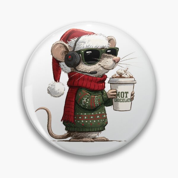 Item preview, Cute Christmas Gift: A Cute Mouse With Chocholate designed and sold by sunset-capturer.