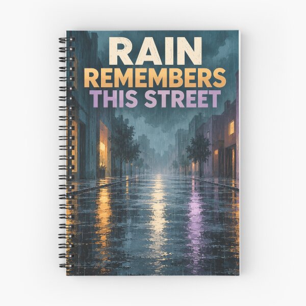Item preview, Rain Remembers This Street designed and sold by aihrgdesign.