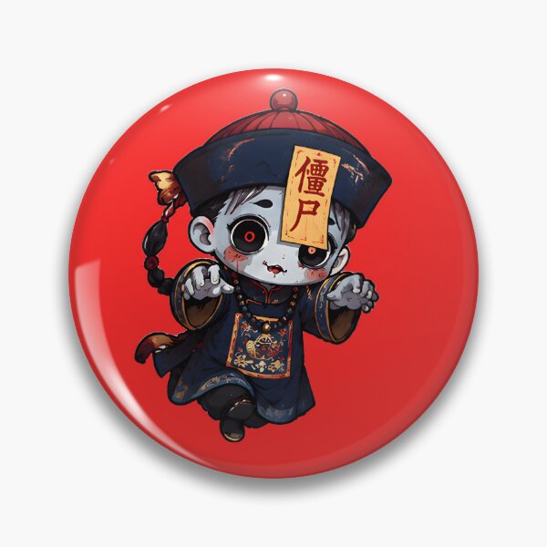 Item preview, Chinese Zombie Jiangshi Halloween designed and sold by PreeCha Art & Co..