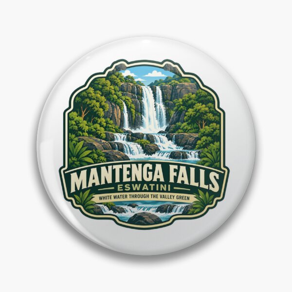 Item preview, Mantenga Falls Eswatini White Water Through The Valley Green Africa Travel Souvenir designed and sold by Simsimah26Parks.