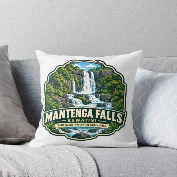 Item preview, Mantenga Falls Eswatini White Water Through The Valley Green Africa Travel Souvenir designed and sold by Simsimah26Parks.