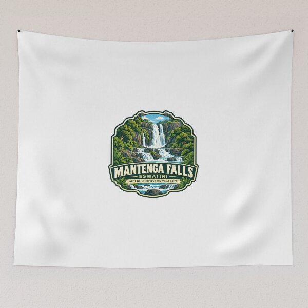 Item preview, Mantenga Falls Eswatini White Water Through The Valley Green Africa Travel Souvenir designed and sold by Simsimah26Parks.