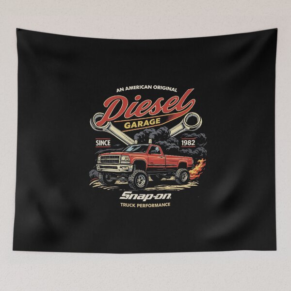 Item preview, Diesel Garage An American Original Poster designed and sold by Matinez Pink.