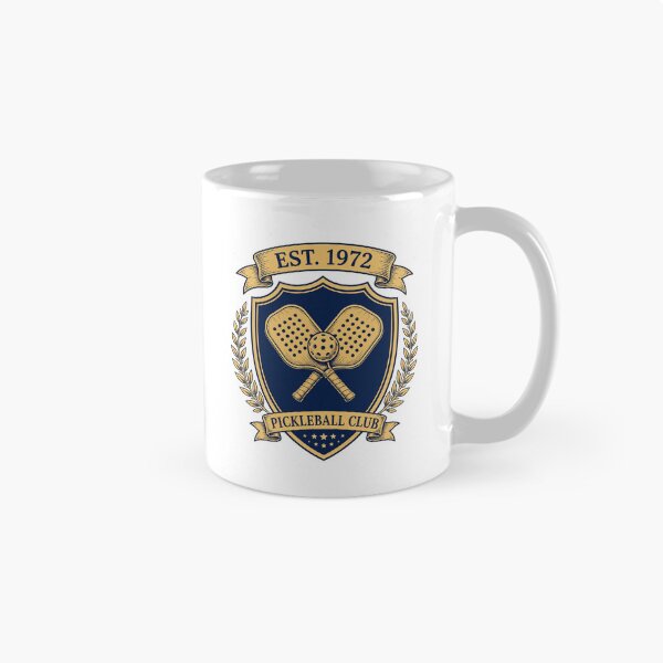 Item preview, Pickleball Club Collegiate Crest Shirt designed and sold by DripyDesigns.